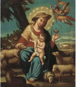 The Virgin And Child by Josefa De Ayala