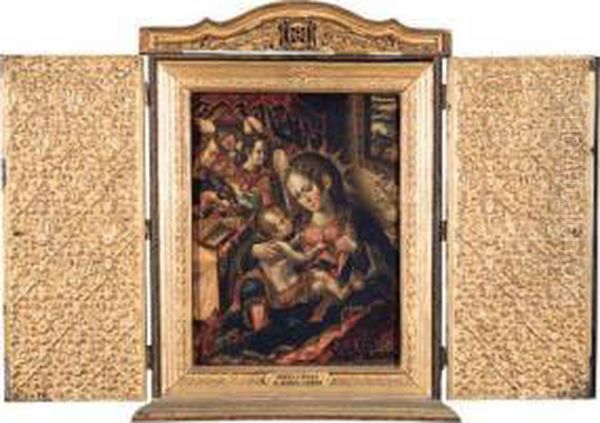 The Madonna And Child With Angels - view 1