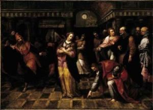 Le Christ Et La Femme Adultere
Ecole Anversoise, Vers 1580 by Jacob I De Backer