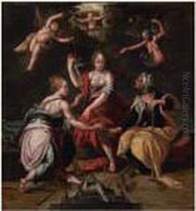 Les Parques by Jacob I De Backer