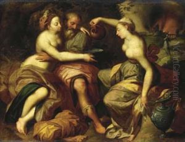 Lot And His Daughters - view 1