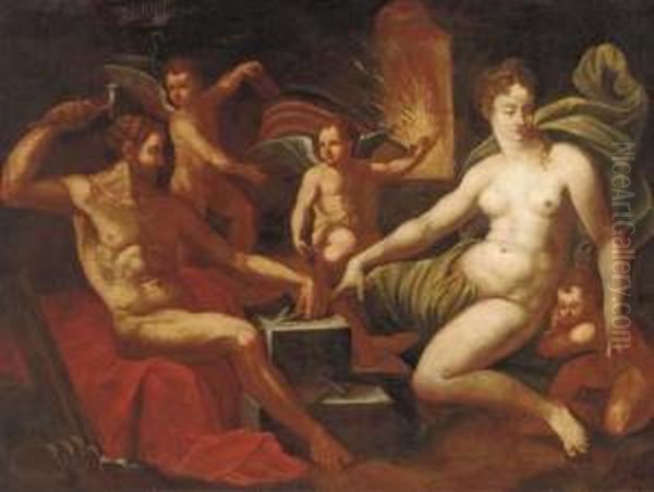 Venus At The Forge Of Vulcan - view 1