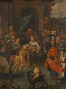 The Adoration Of The Magi by Cornelis de Baellieur