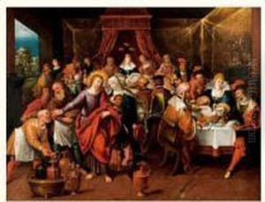Les Noces De Cana by Cornelis de Baellieur