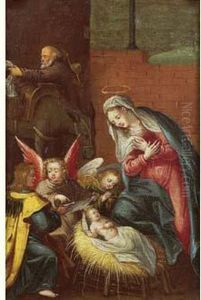La Nativite. by Cornelis de Baellieur