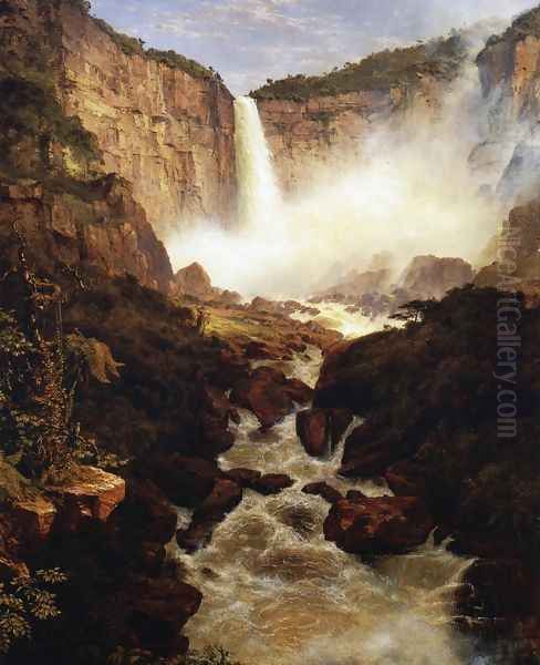The Falls of Tequendama, 1854 - view 1