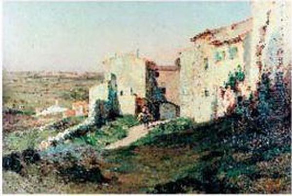 Cavalier Dans Un Village - view 1