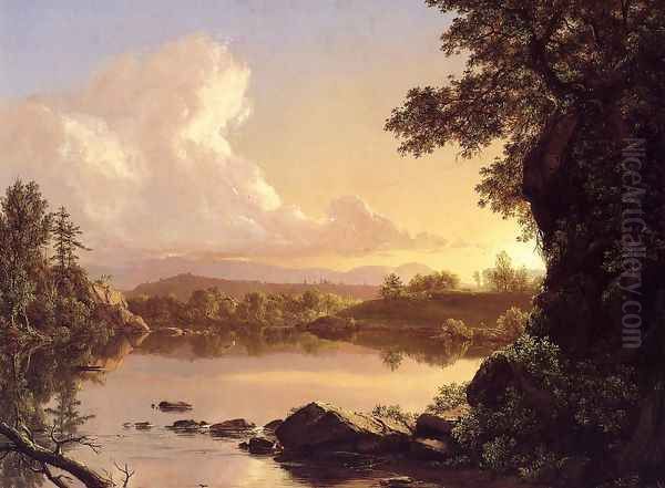 Scene on the Catskill Creek, New York - view 1
