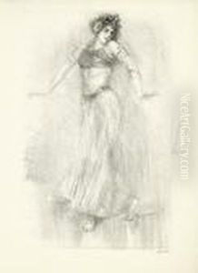 Danseuse. by Albert De Belleroche