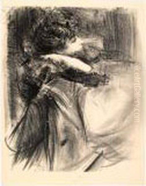 Mlle. Clifton, De Profil. - view 1
