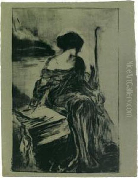 Femme Assise. - view 1