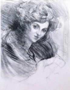 Mademoiselle Sablon; Julie De Belleroche by Albert De Belleroche