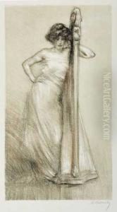 Femme A La Harpe Femme A La Harpe