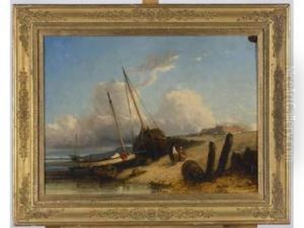 Barques De Peche Sur La Greve - view 1