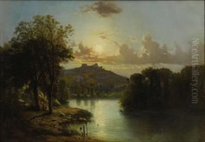 Moonlit Landscape, France