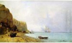 Retour De La Peche by Tony Francis De Bergue