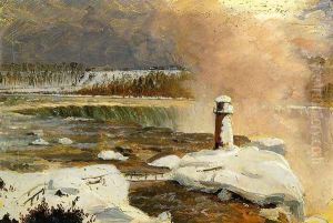 Niagara Falls and Terrapin Tower by Frederic Edwin Church