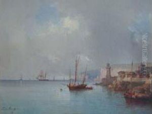 < Vue De Port Italien >.