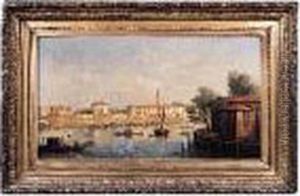 Tony . Vue De Venise by Tony Francis De Bergue