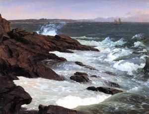 Fog Off Mount Desert by Frederic Edwin Church
