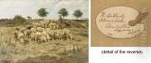L'arrivee D'un Troupeau De Moutons Au Plateau De Koekelberg, Aout by Henri De Beul