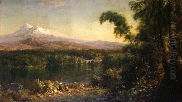 Figures In An Ecuadorian Landscape - view 1