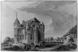 Castle Magerhorst Near Duiven by Jan De Beyer