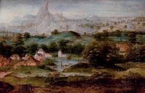 An Extensive Landscape With The Banishment Of Hagar