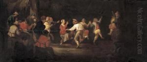 Festa Con Figure Danzanti by Pieter de Bloot