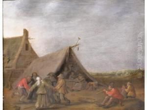Les Rejouissances Paysannes by Pieter de Bloot