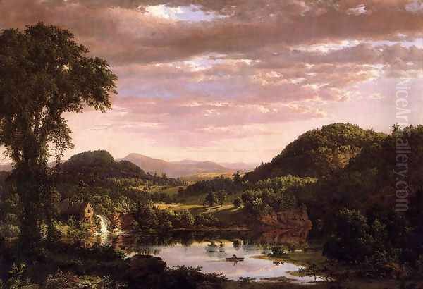 New England Landscape (or Evening after a Storm) - view 1
