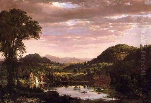 New England Landscape (or Evening after a Storm) by Frederic Edwin Church