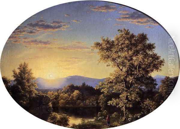 Twilight Among The Mountains - view 1