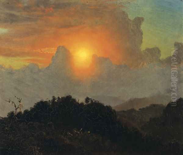 Cloudy Skies, Sunset, Jamaica - view 1