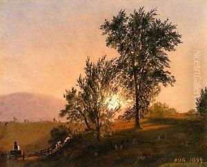 New England Landscape2 by Frederic Edwin Church