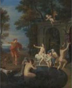 Diana And Actaeon by Bon De Boulogne