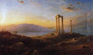 Ruins at Baalbek by Frederic Edwin Church