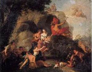 La Naissance De Bacchus by Bon De Boulogne