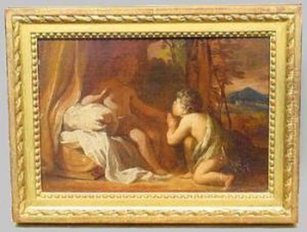 Christ Child Adorned By Young St. John The Baptist - view 1