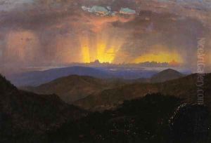 Sunset, Jamaica (study for "The After Glow" by Frederic Edwin Church