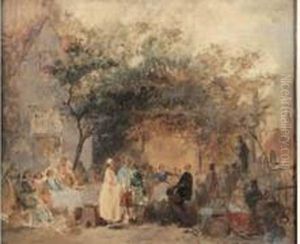Kermesse Flamande by Adrien Ferdinand de Braekeleer