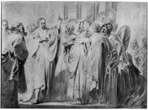 Christ Among The Doctors by Jan De Bray