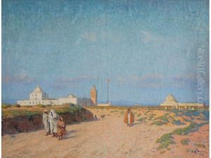 La Mosquee De Kairouan by Alexis Louis De Broca