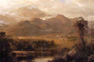 Mountains of Ecuador (or A Tropical Morning) by Frederic Edwin Church