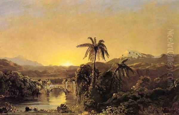 Sunset in Equador - view 1