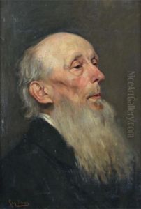 Old Bearded Man by Leon Meuter De Brunin