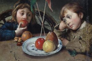 Le Jour De Saint Nicolas by Leon Meuter De Brunin