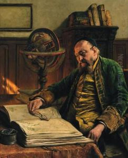 Le Gographe - An Old Scholar In His Studio - view 1