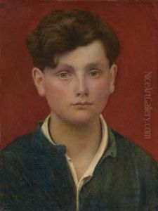 Portrait Of A Boy by George Forest De Brush