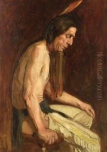 Native American Man by George Forest De Brush